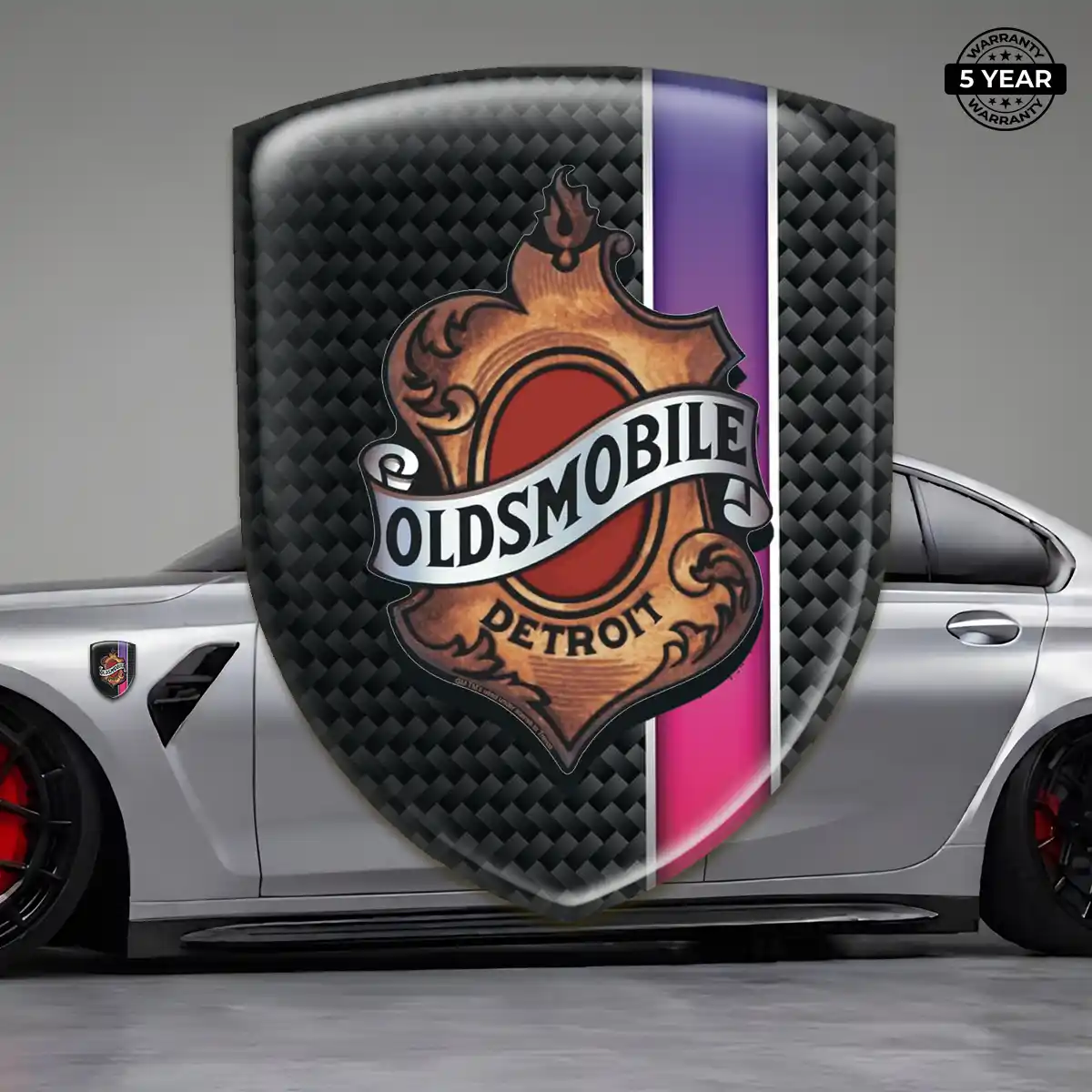 Oldsmobile Vehicle Logo Sticker Refined Design