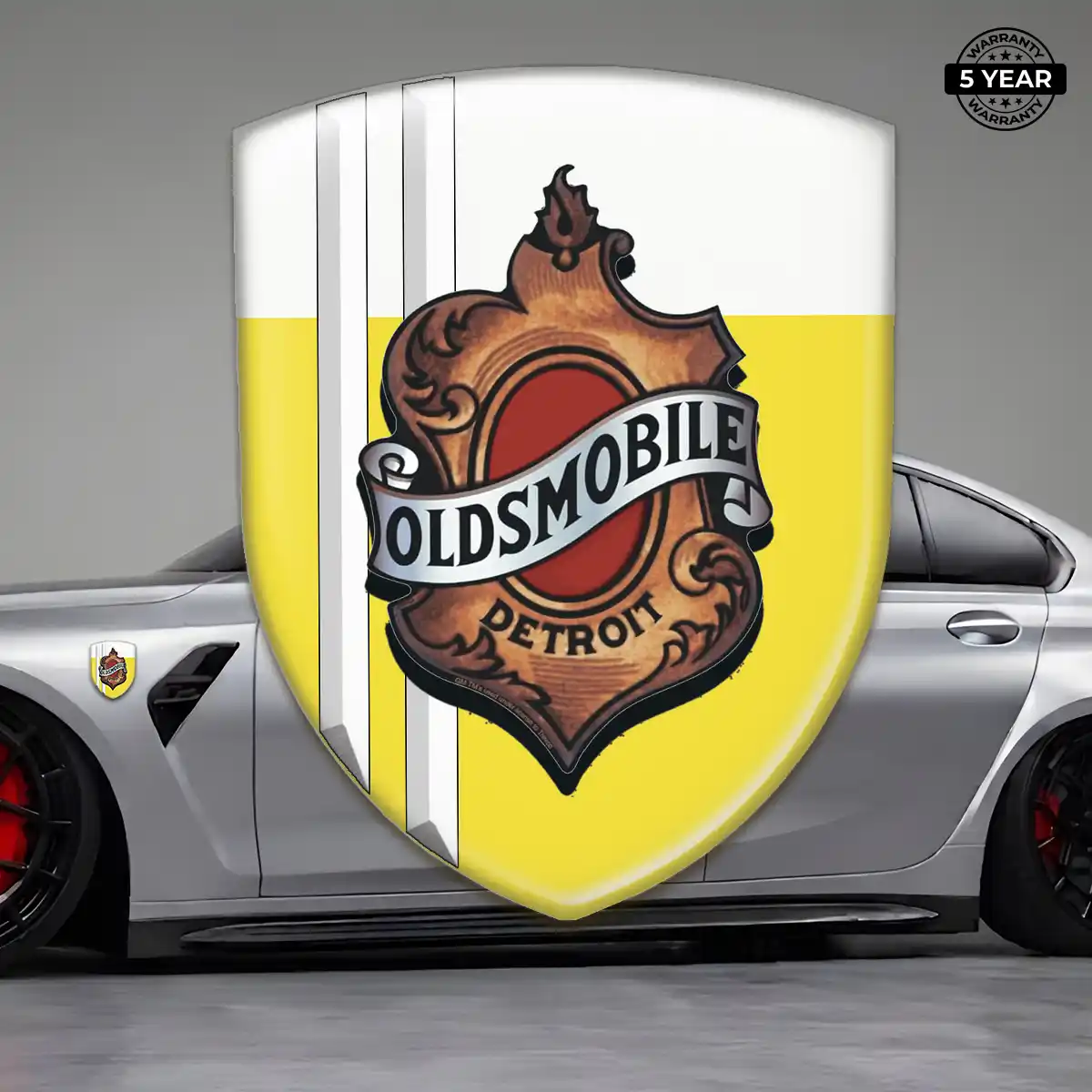 Oldsmobile Vehicle Logo Sticker Signature Grade