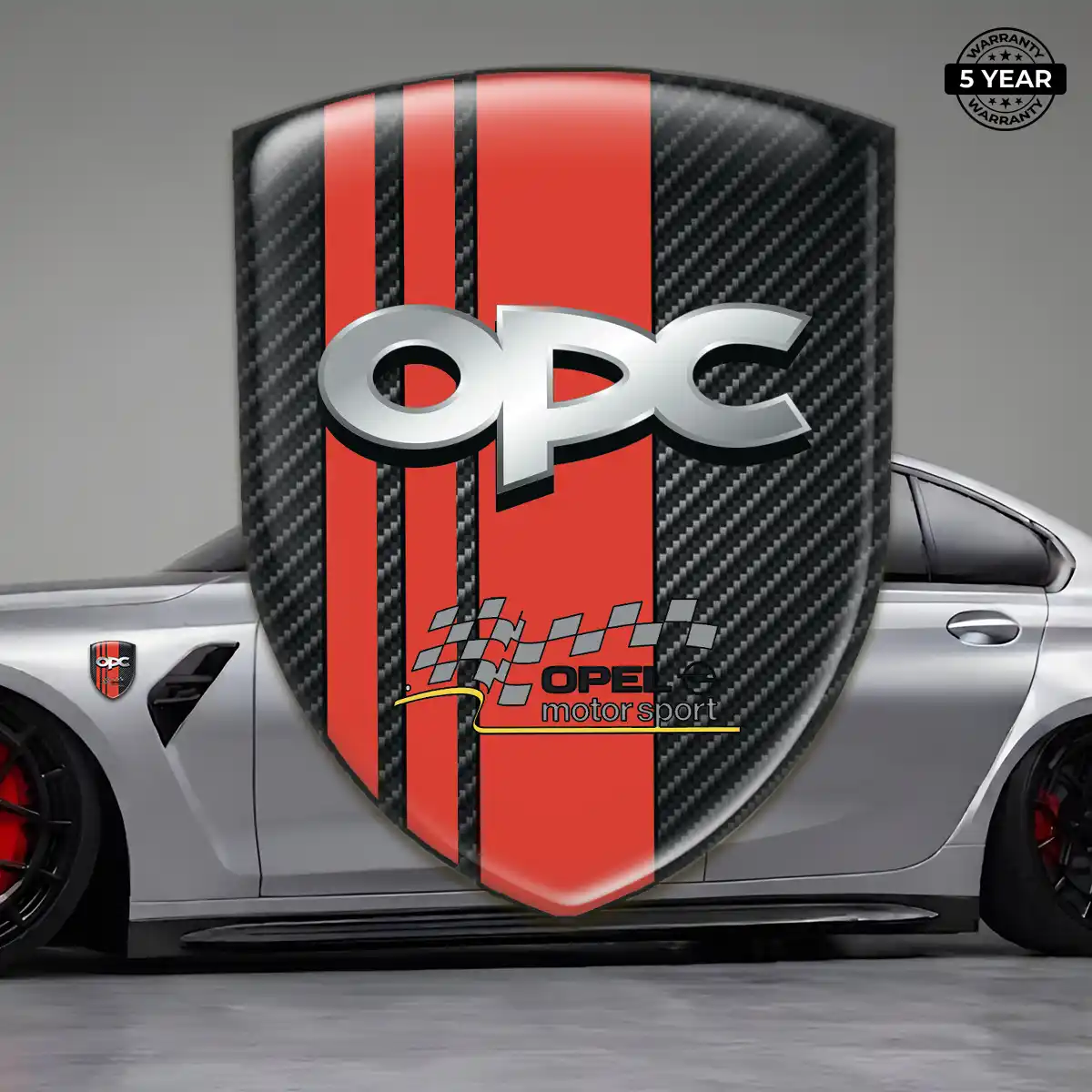 Opel 3D Badge Sticker Exterior Luxe
