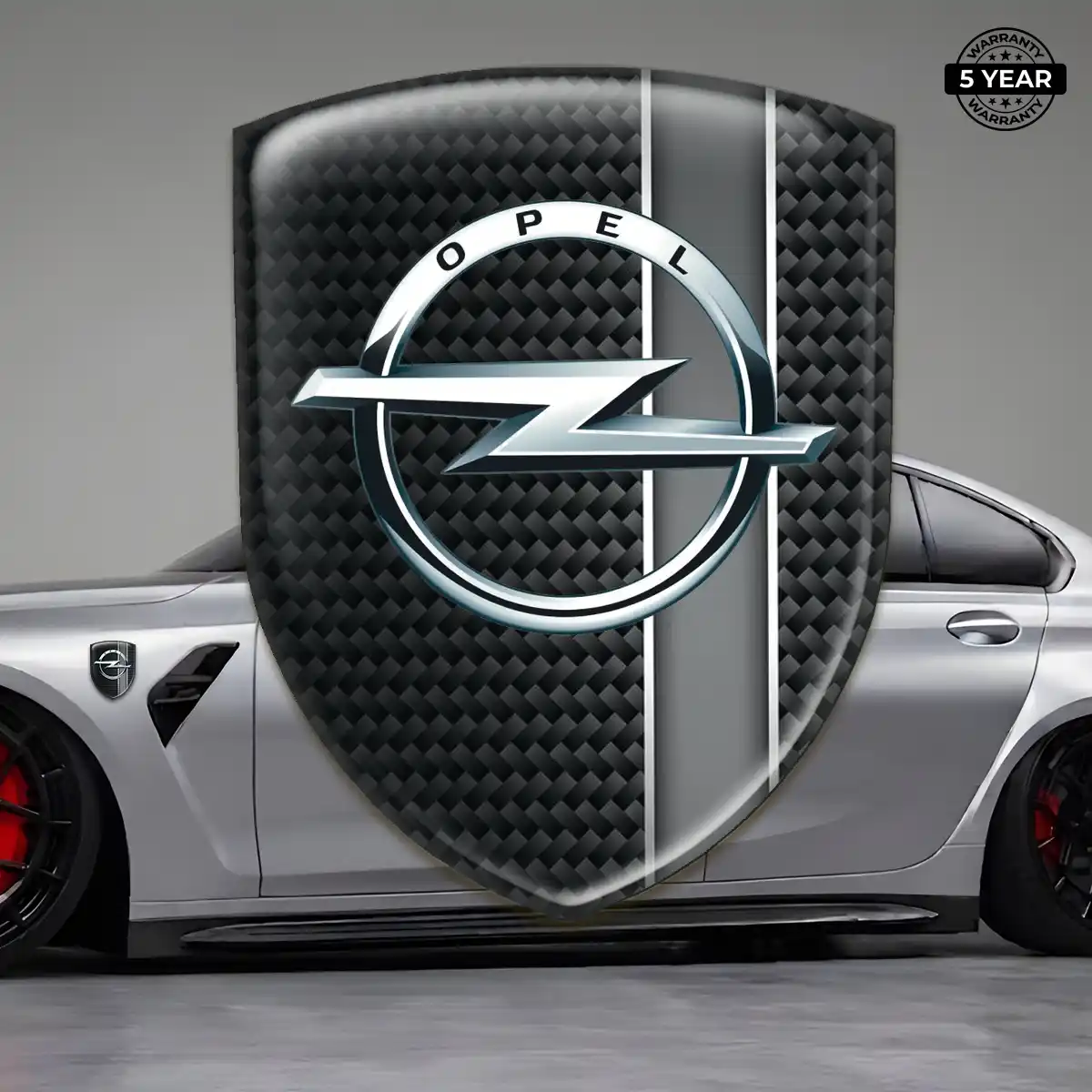 Opel 3D Badge Sticker Prestige Line