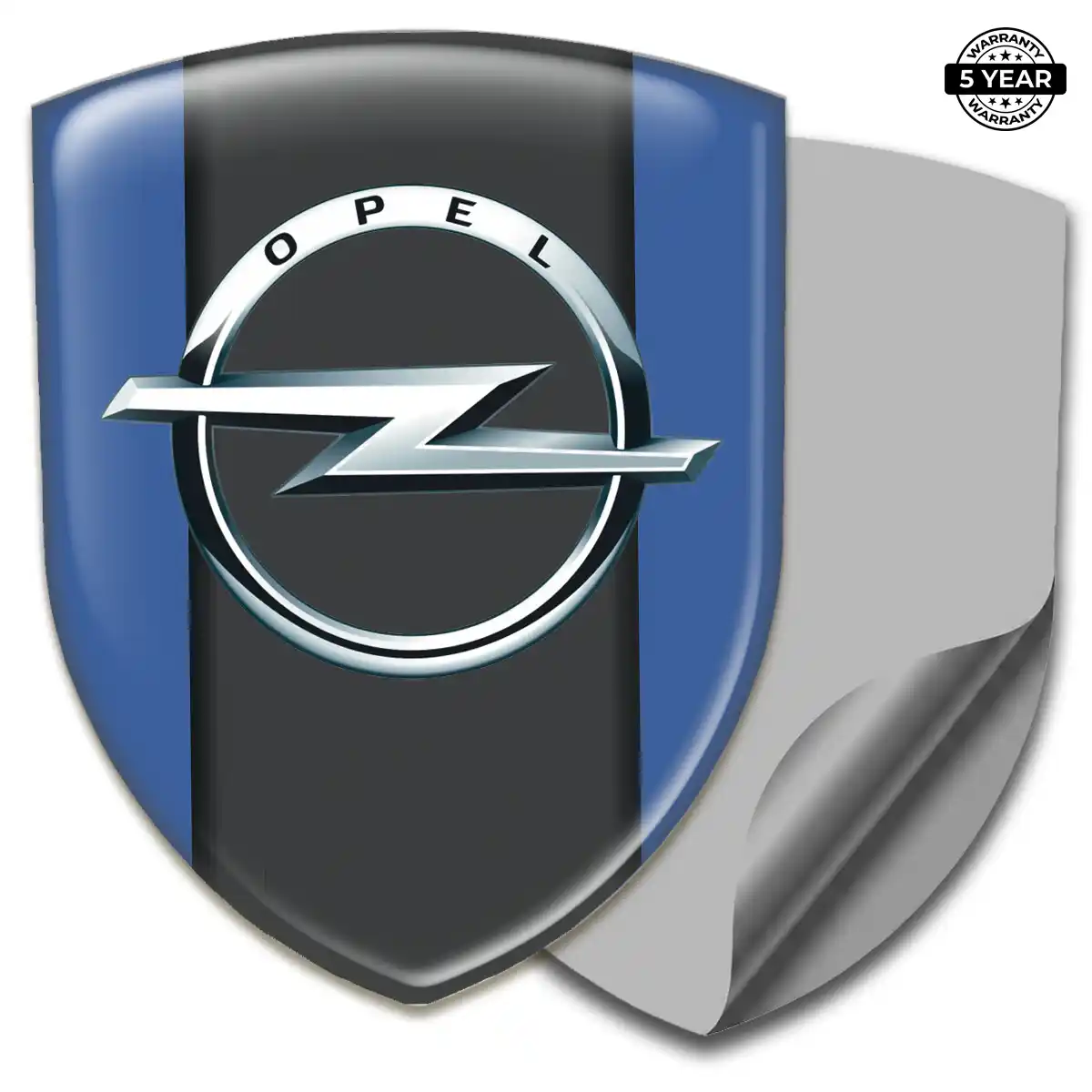 Opel 3D Badge Sticker Refined Design