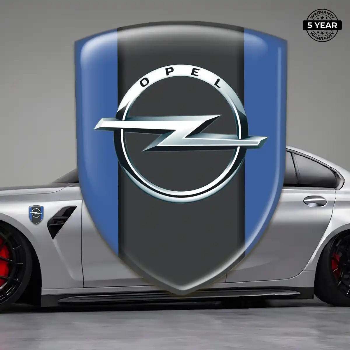 Opel 3D Badge Sticker Refined Design