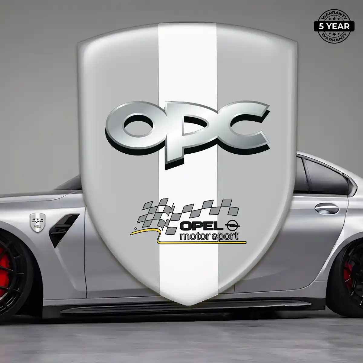 Opel 3D Badge Sticker Resin Elite