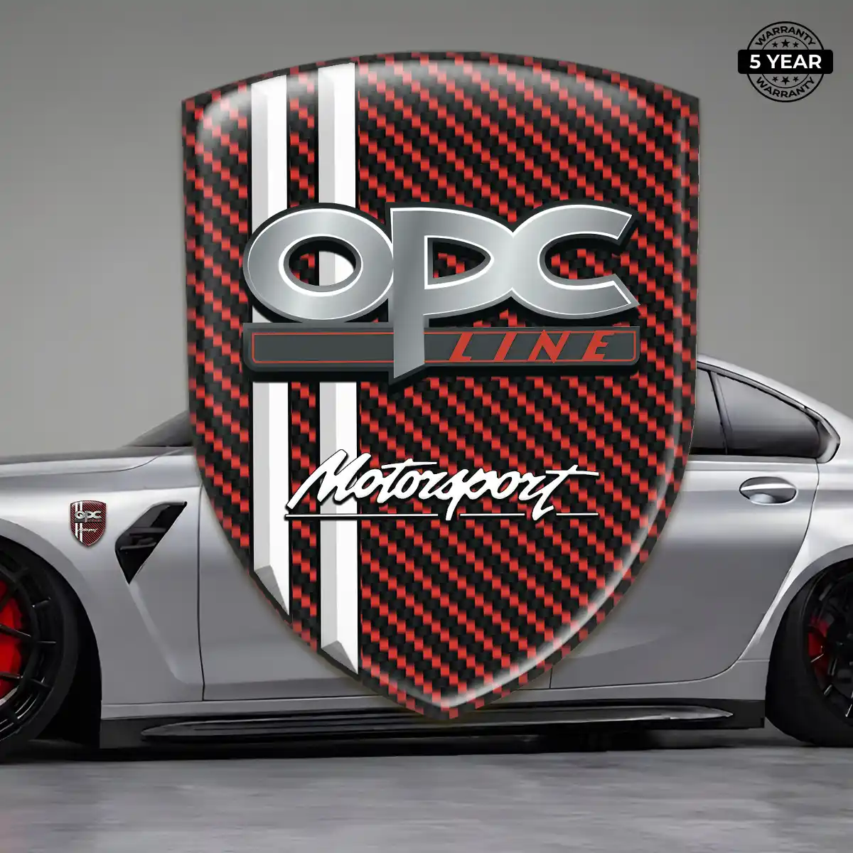 Opel 3D Badge Sticker Resin Luxe