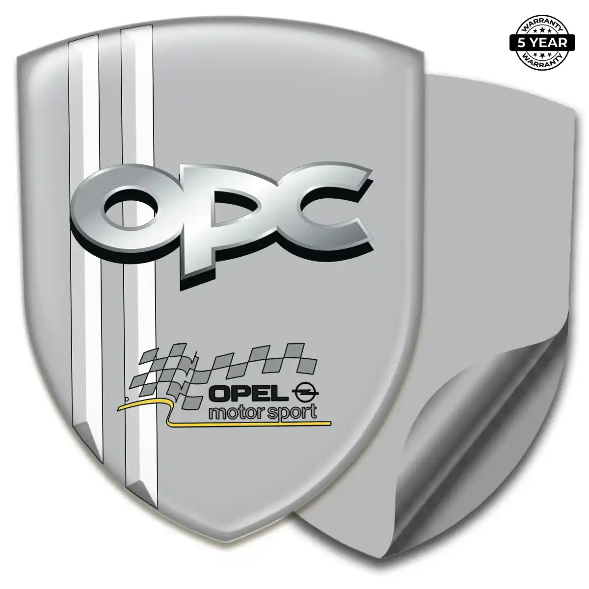 Opel 3D Badge Sticker Sleek Style