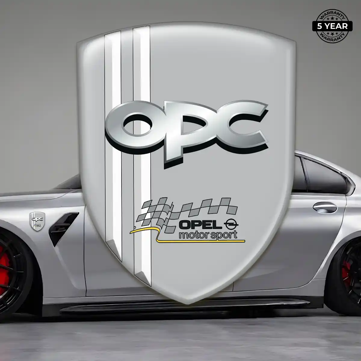 Opel 3D Badge Sticker Sleek Style