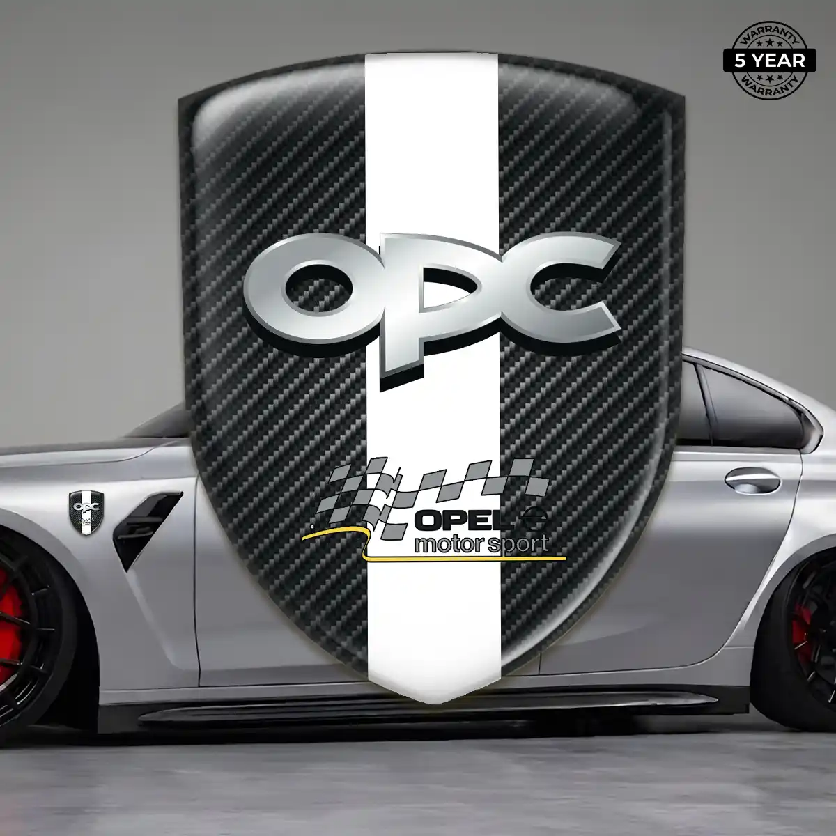 Opel 3D Domed Sticker Prestige Line