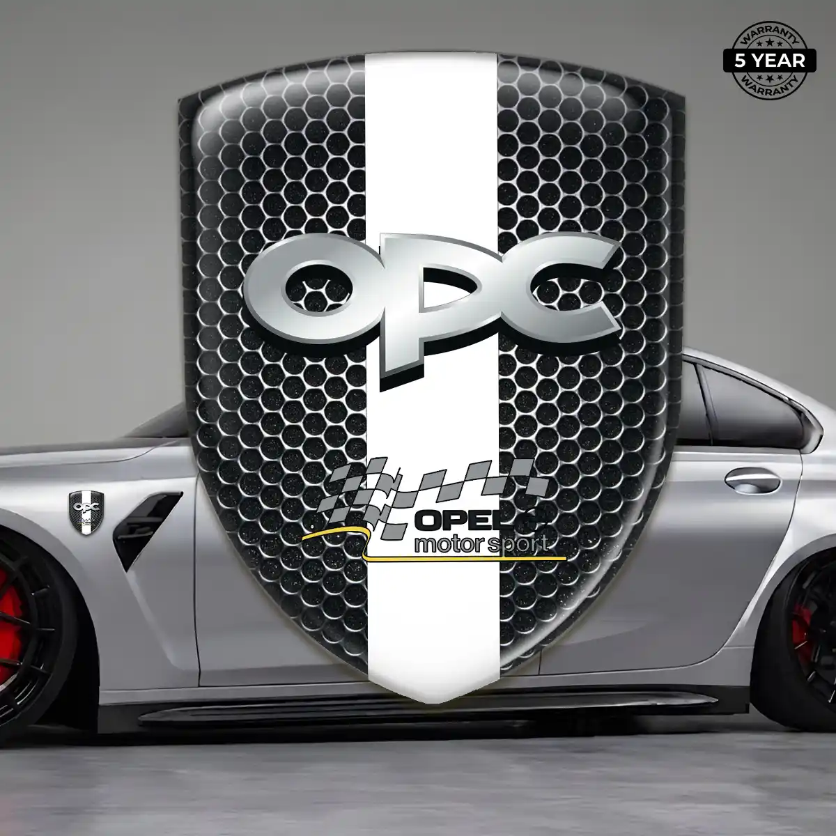Opel 3D Emblem Sticker Cabin Style