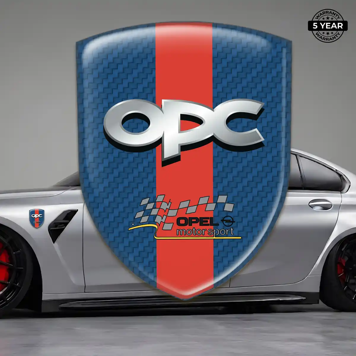 Opel 3D Emblem Sticker Deluxe Edition