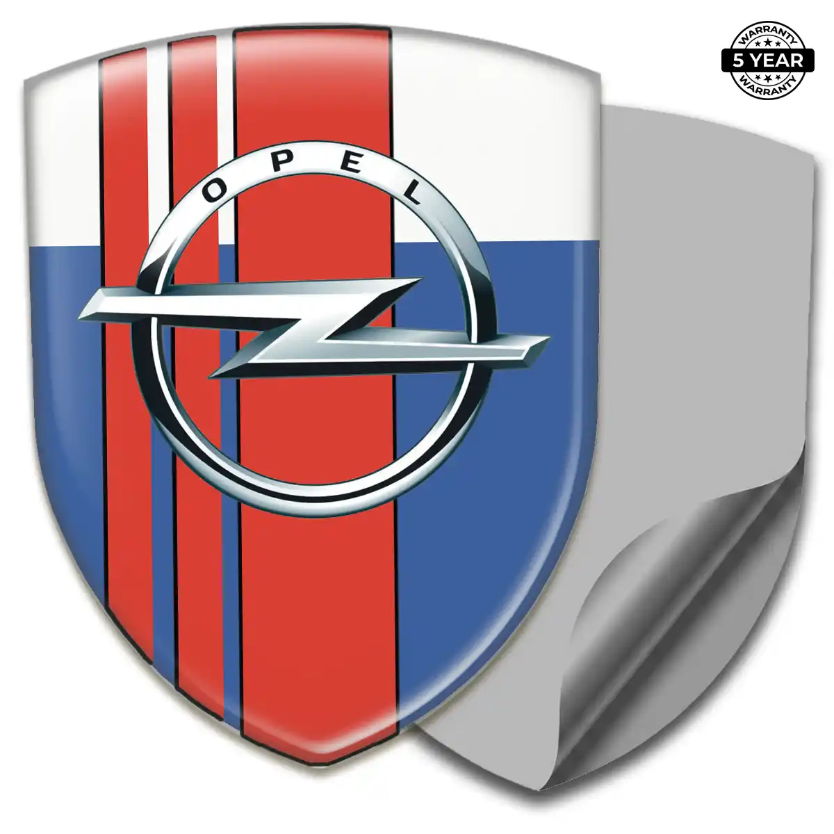 Opel 3D Emblem Sticker Exterior Luxe