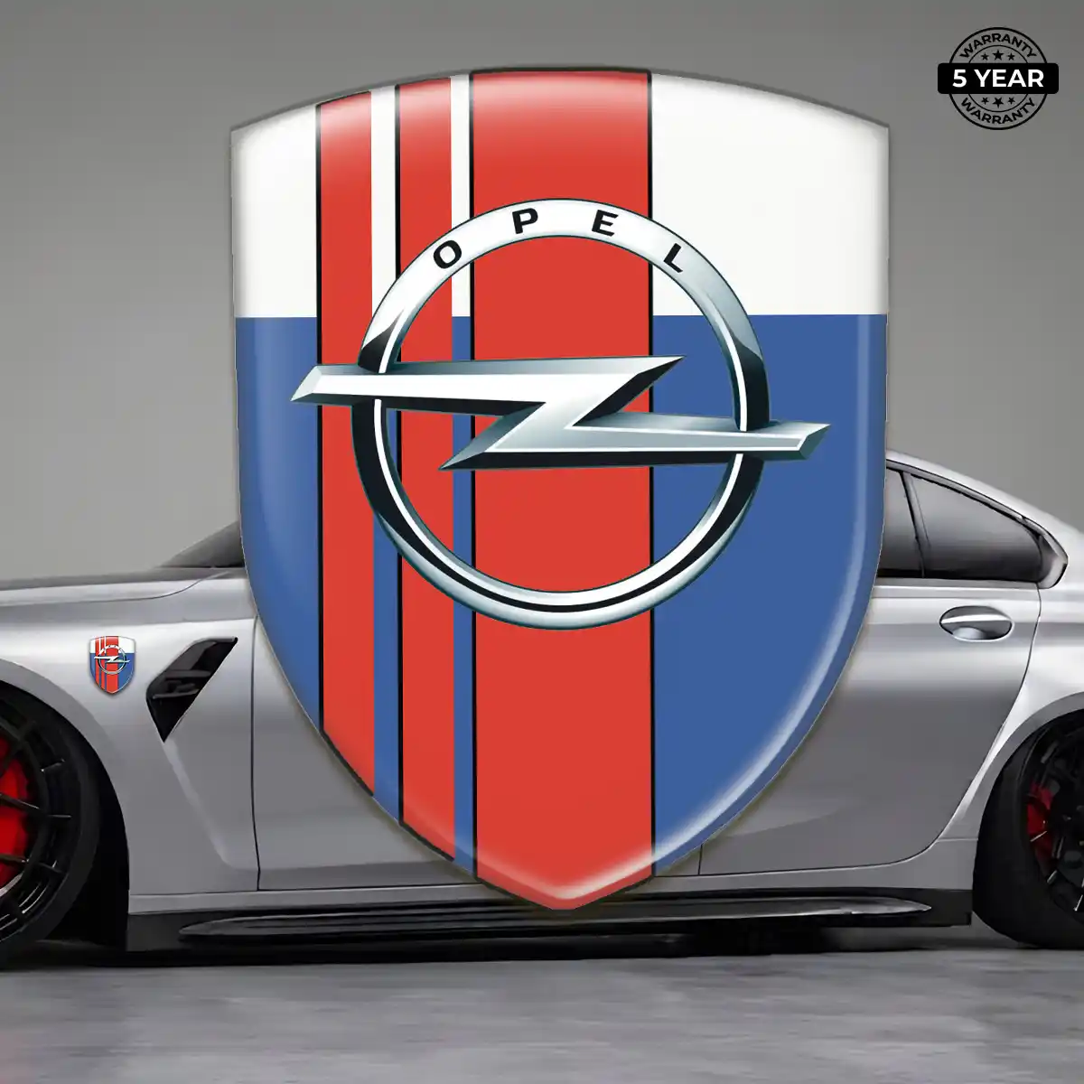 Opel 3D Emblem Sticker Exterior Luxe