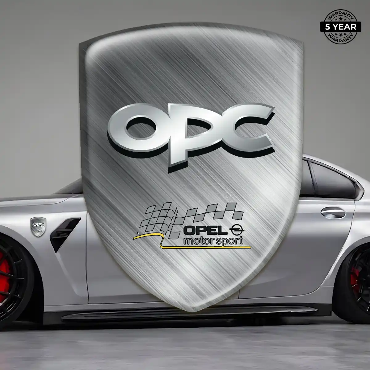 Opel 3D Emblem Sticker Interior Luxe