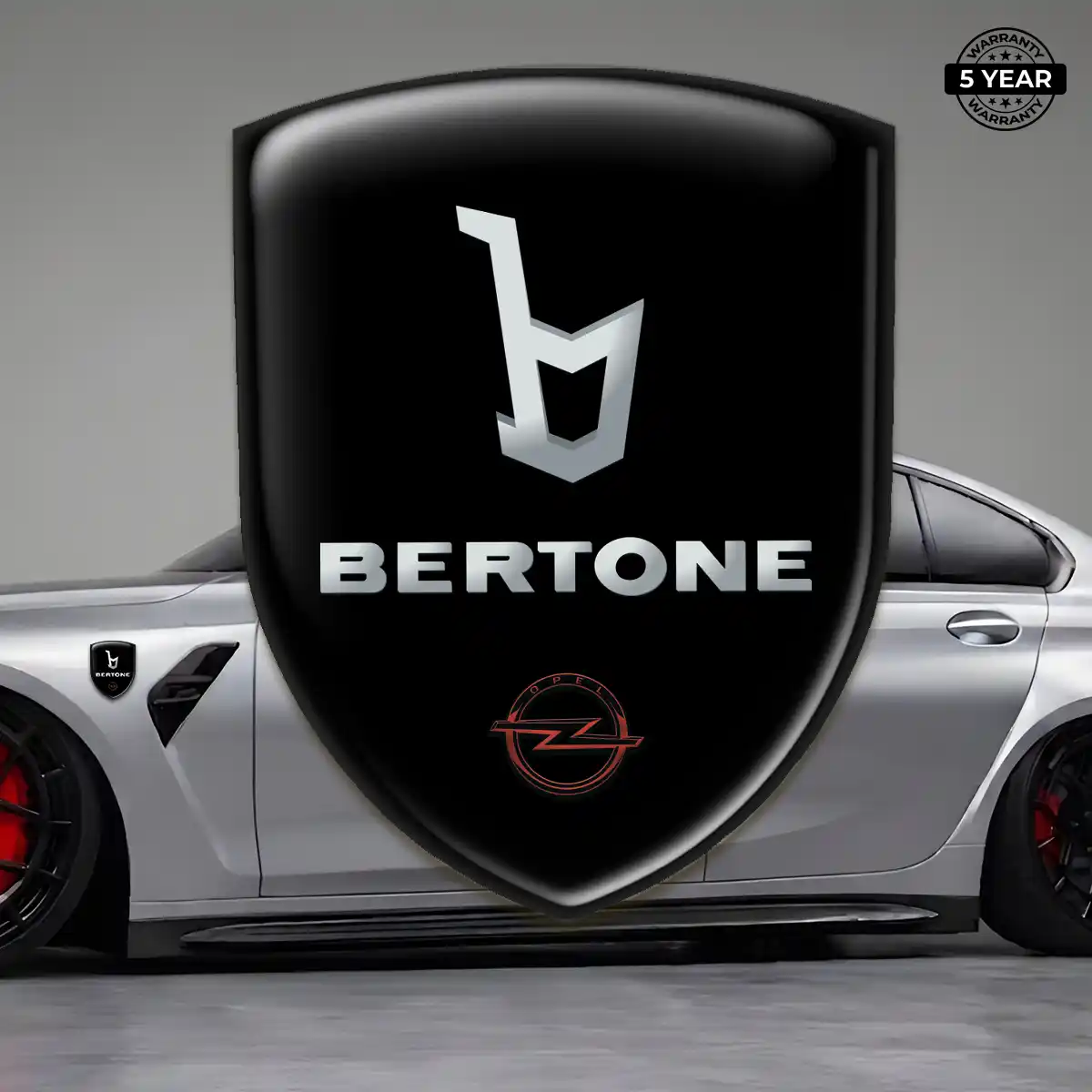 Opel 3D Emblem Sticker Premium Dome