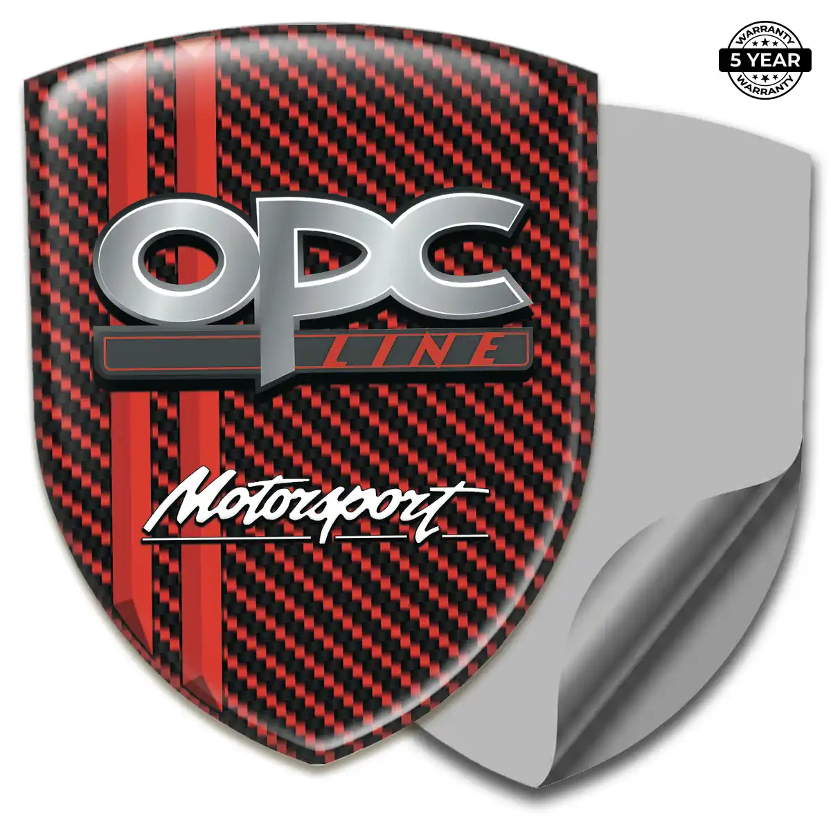 Opel 3D Emblem Sticker Refined Design