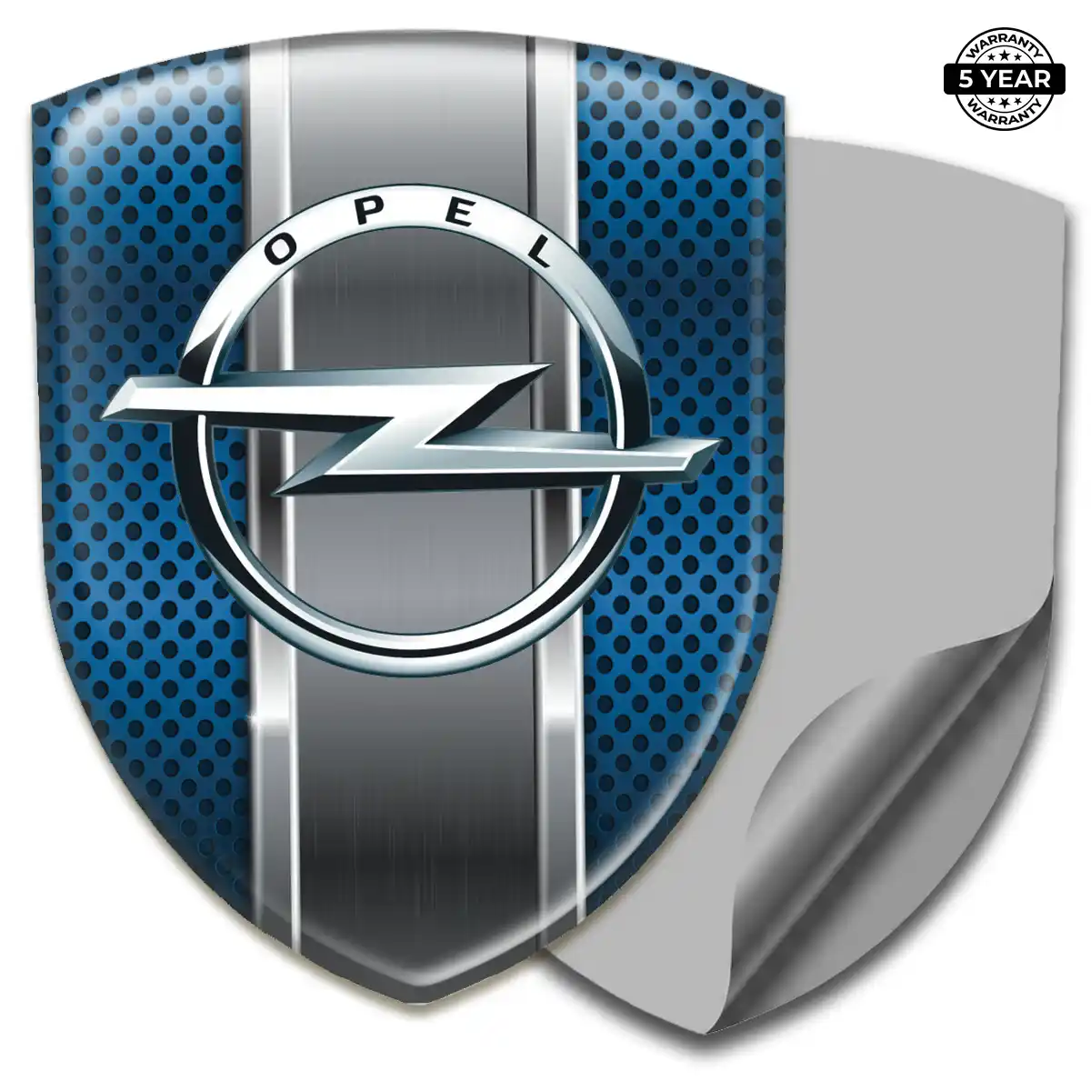 Opel 3D Emblem Sticker Resin Luxe
