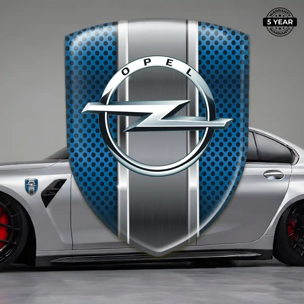 Opel 3D Emblem Sticker Resin Luxe