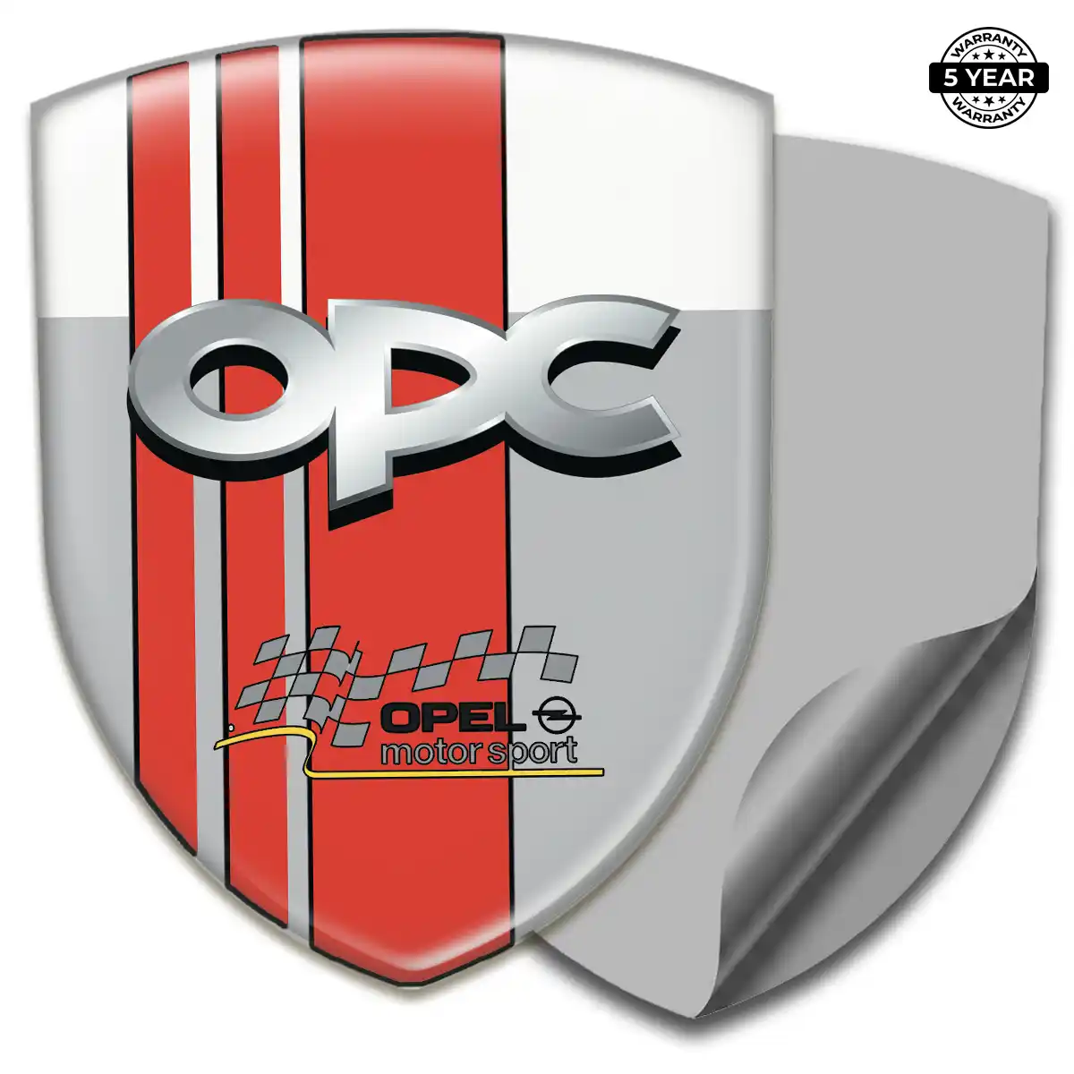 Opel 3D Gel Sticker Premium Dome