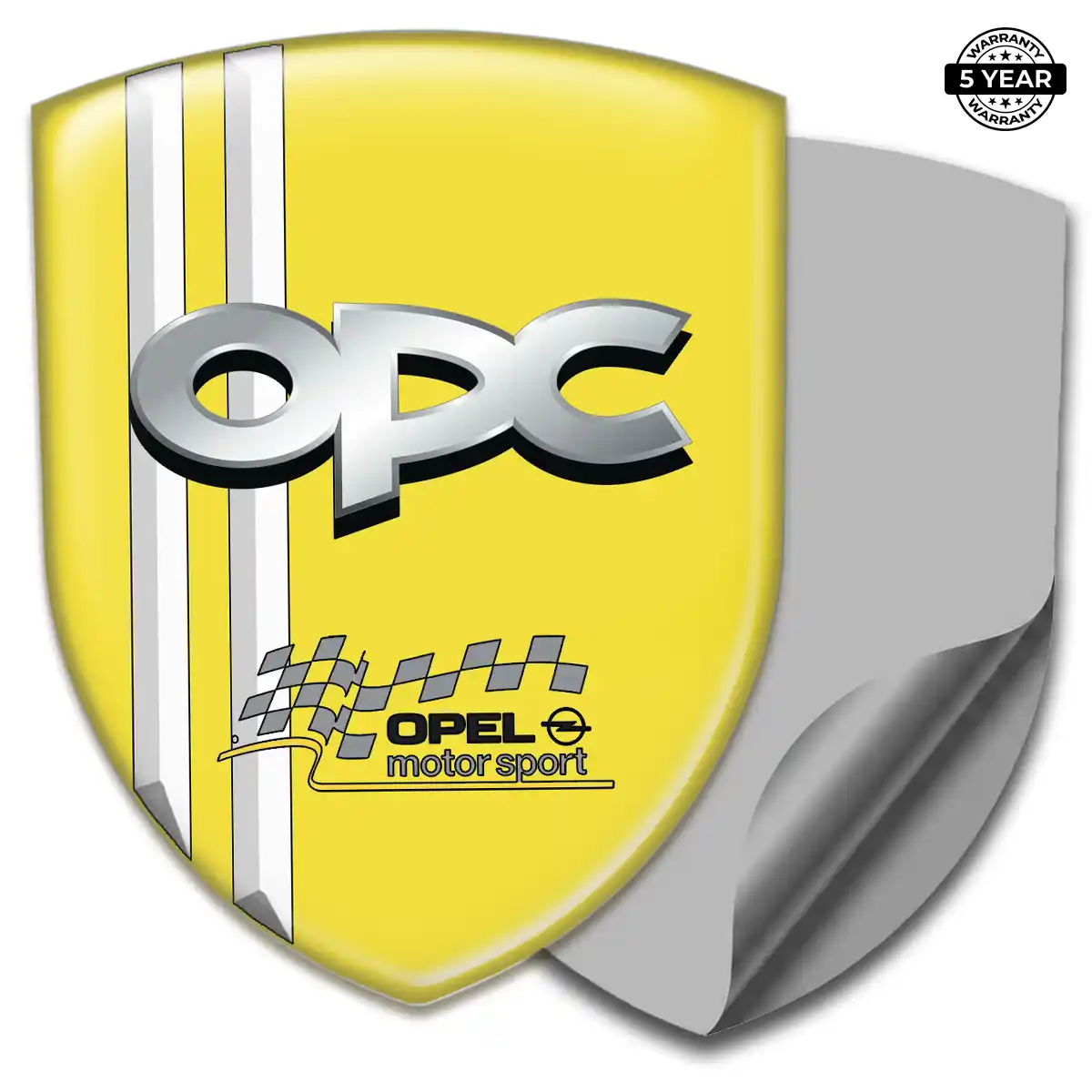 Opel 3D Gel Sticker Refined Design