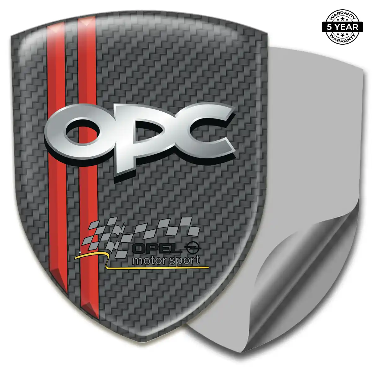 Opel 3D Gel Sticker Resin Luxe