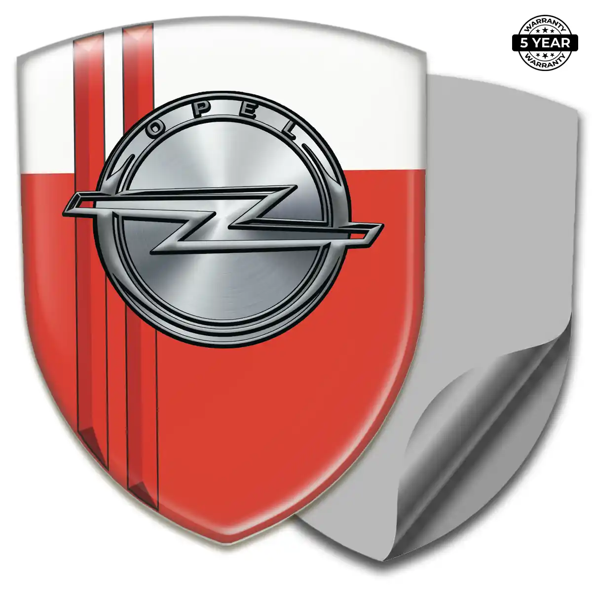 Opel 3D Gel Sticker Sleek Style