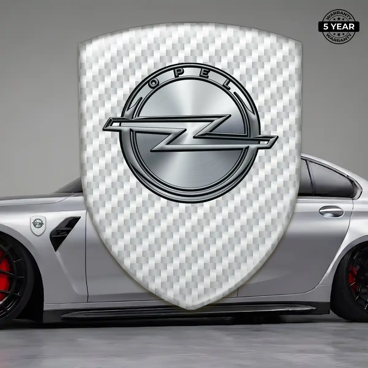 Opel 3D Logo Sticker Cabin Style