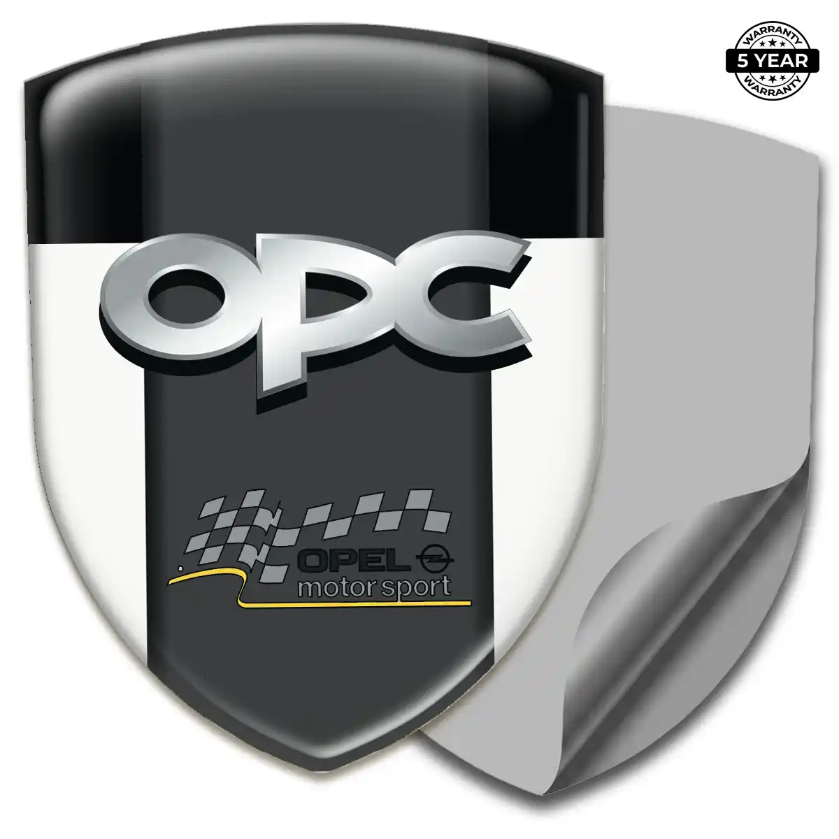 Opel 3D Logo Sticker Elite Finish