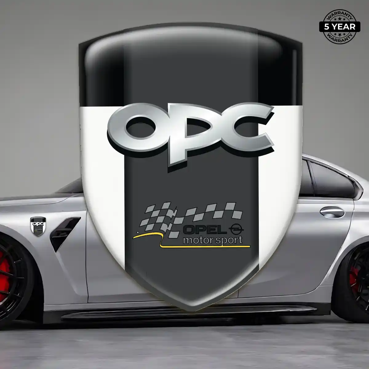 Opel 3D Logo Sticker Elite Finish