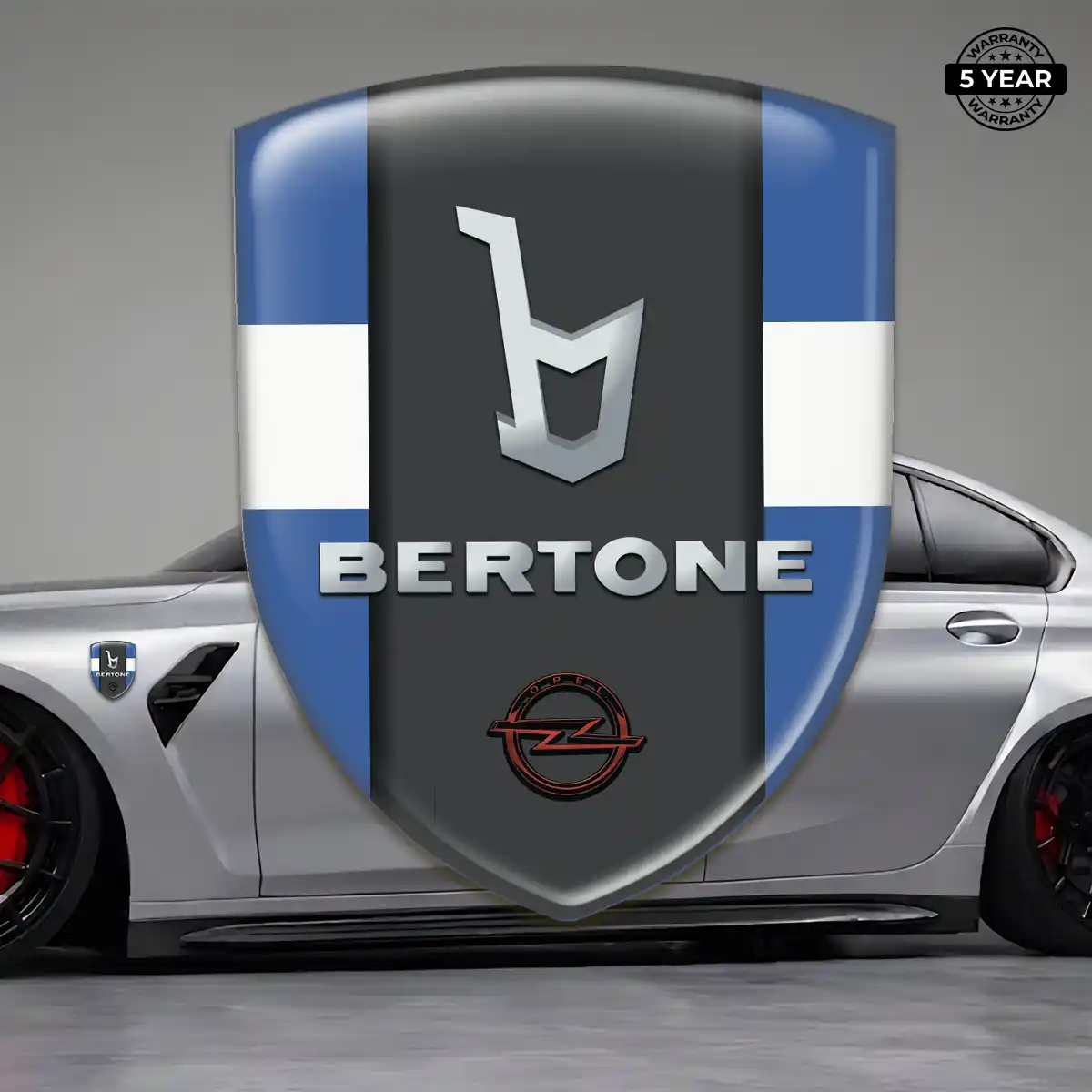 Opel 3D Logo Sticker Exterior Luxe