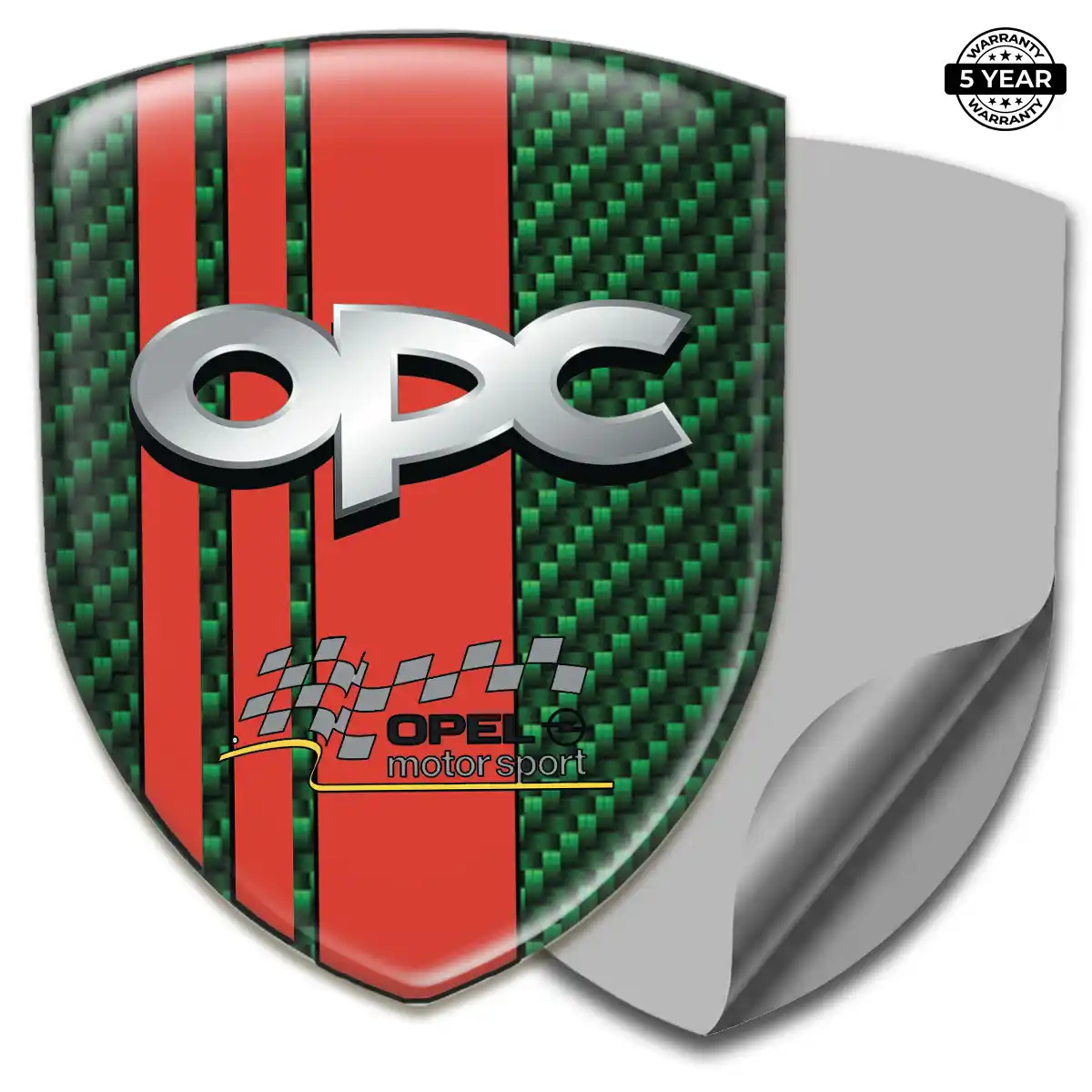 Opel 3D Logo Sticker Outer Style