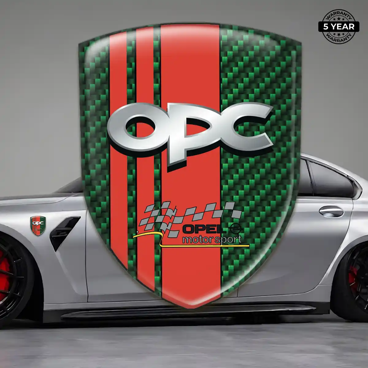 Opel 3D Logo Sticker Outer Style