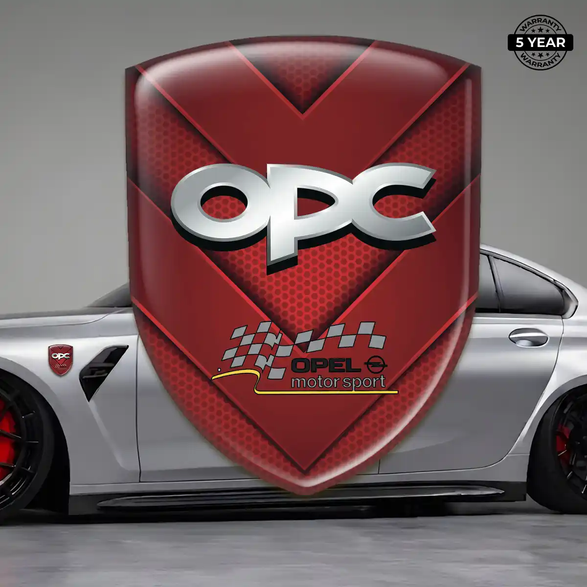 Opel 3D Logo Sticker Prime Quality