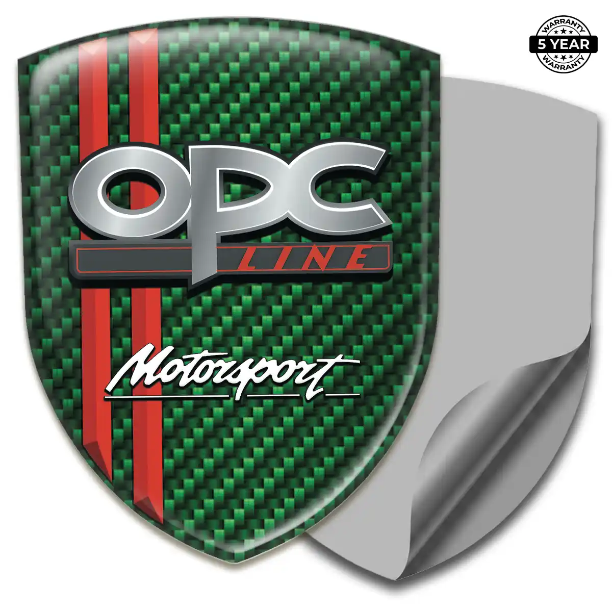 Opel 3D Logo Sticker Sleek Style