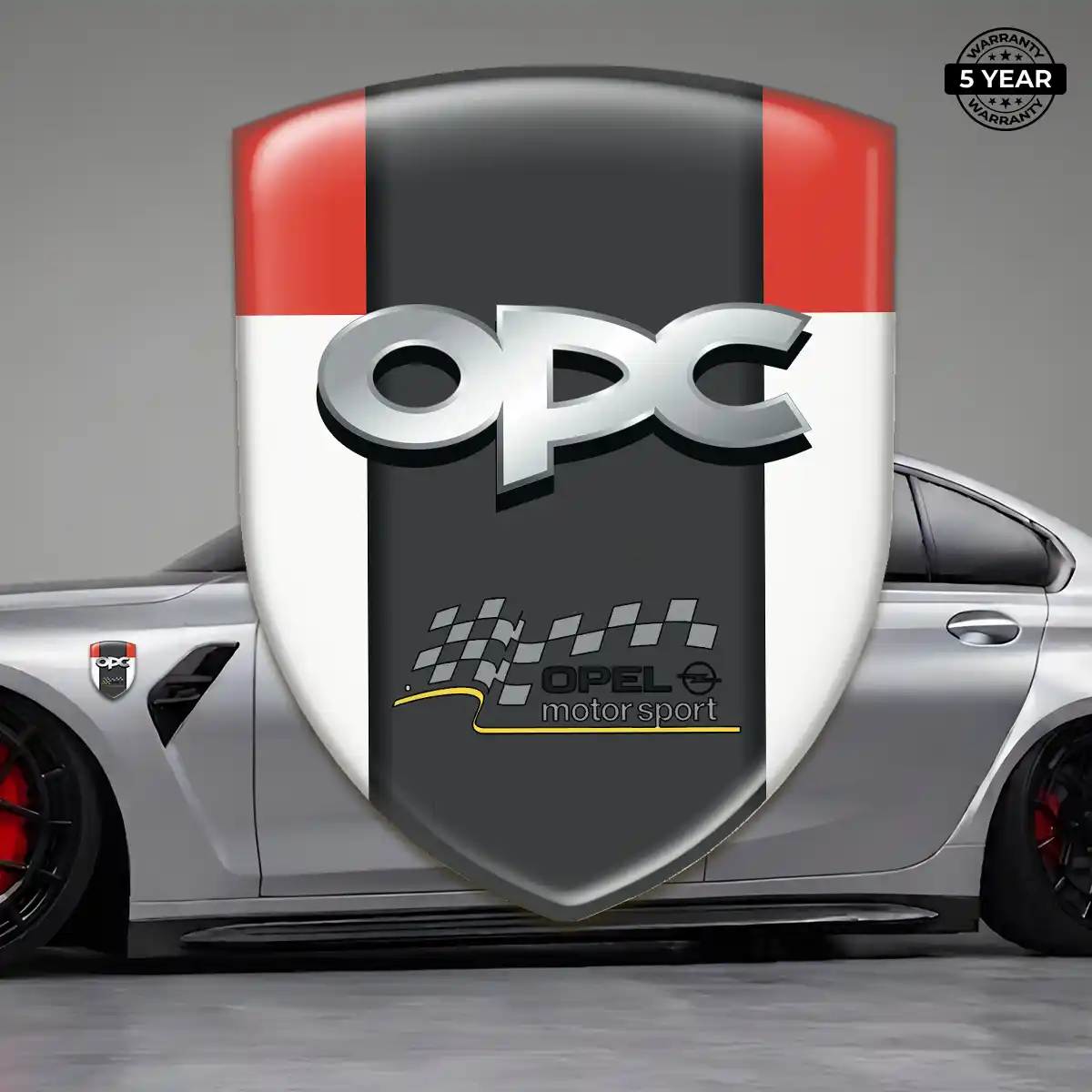 Opel 3D Resin Sticker Cabin Style