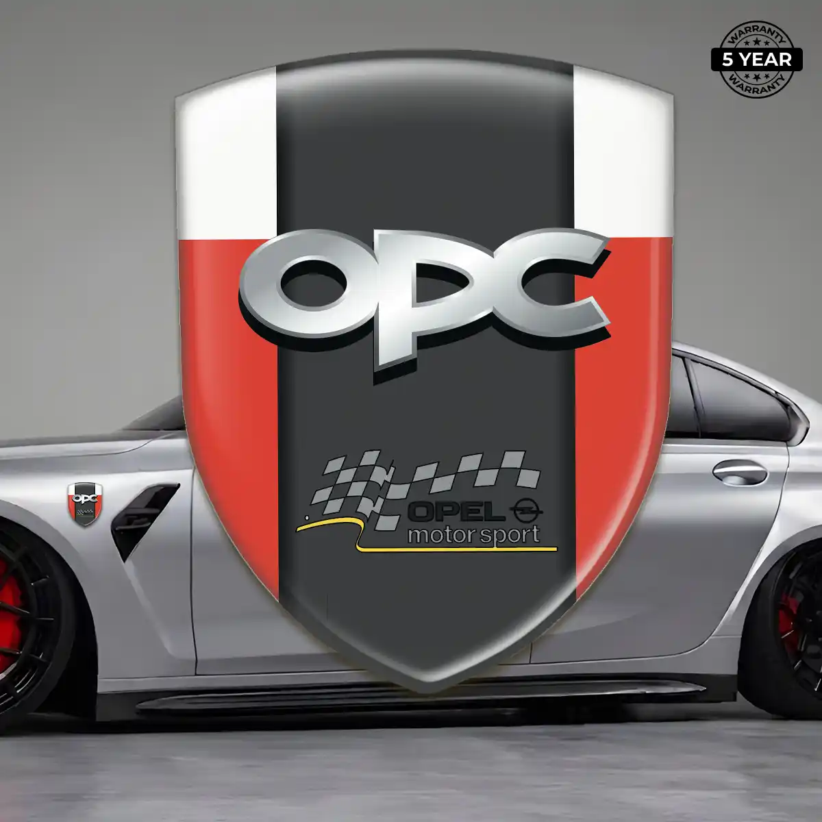Opel 3D Resin Sticker Premium Dome