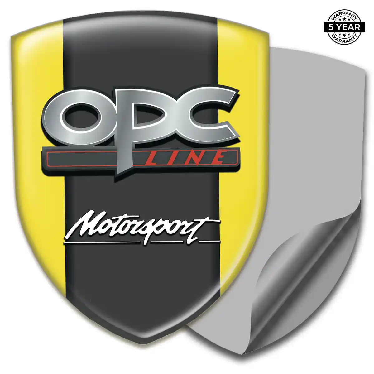 Opel 3D Resin Sticker Refined Design