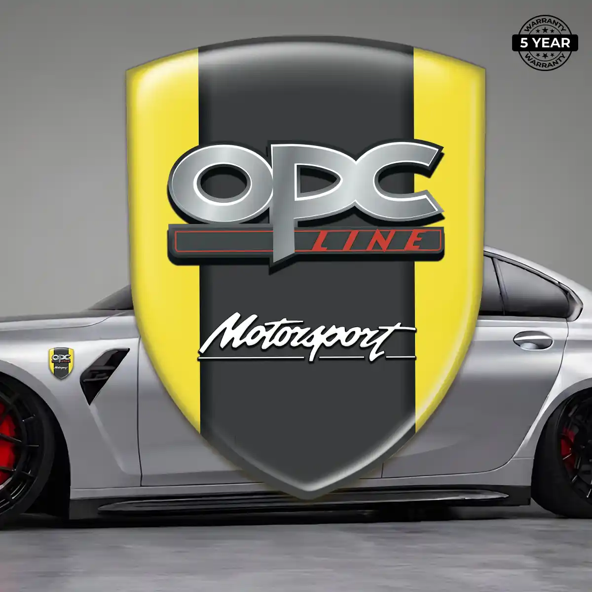 Opel 3D Resin Sticker Refined Design