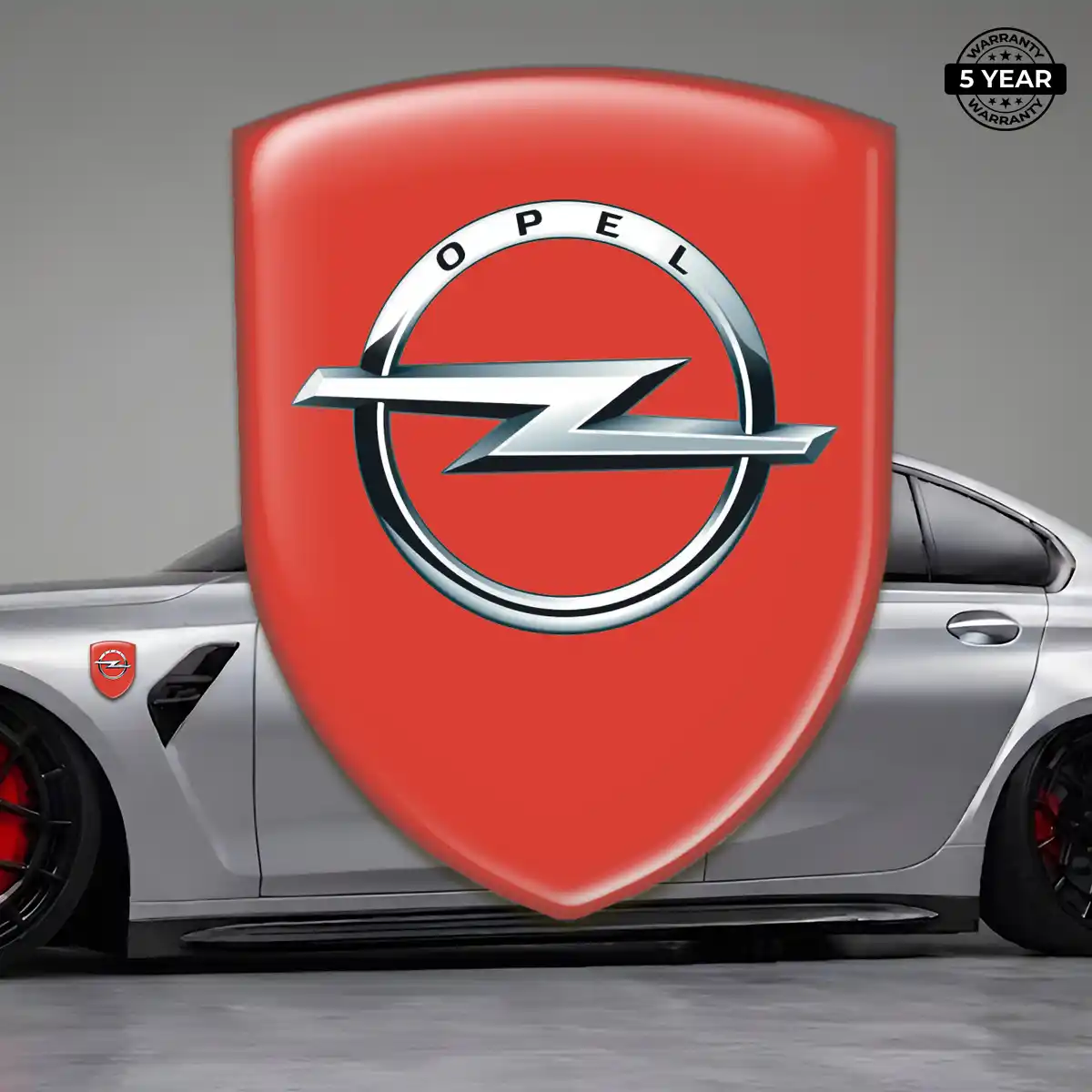Opel 3D Resin Sticker Sleek Style