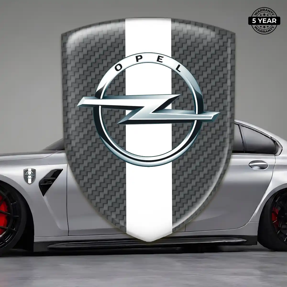 Opel Automotive Emblem Sticker Interior Elegance