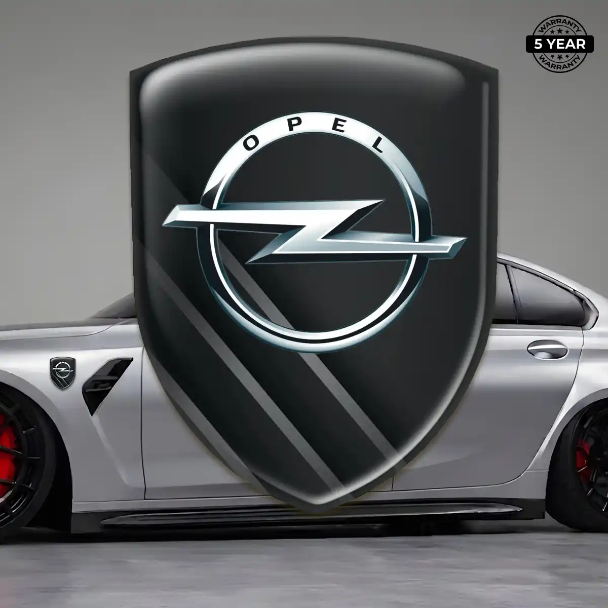 Opel Automotive Emblem Sticker Premium Dome