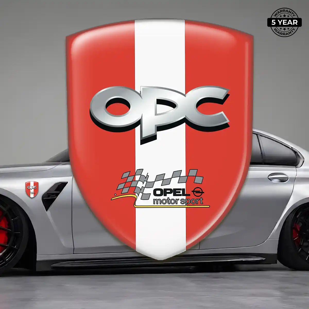 Opel Automotive Emblem Sticker Prestige Line