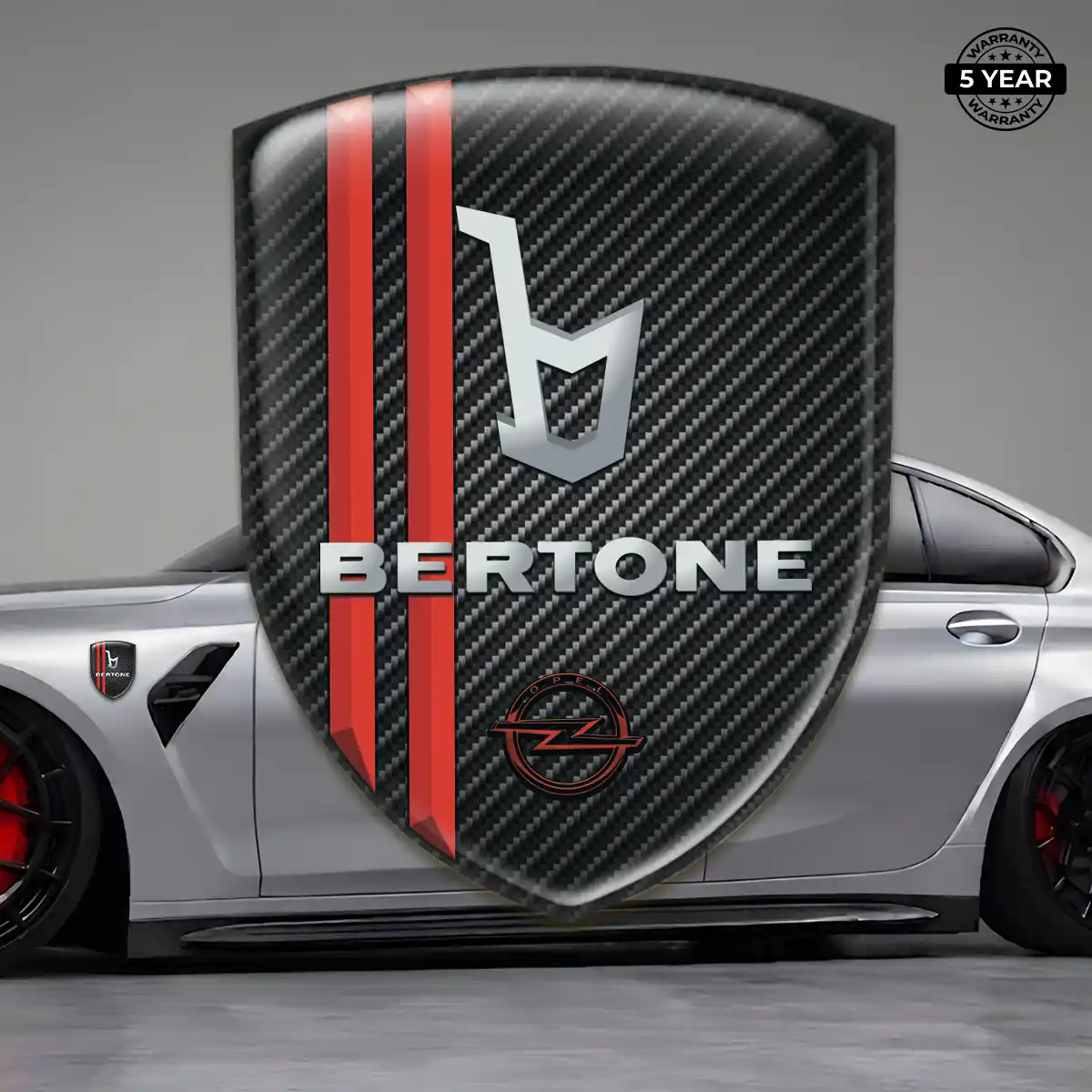 Opel Automotive Emblem Sticker Refined Design