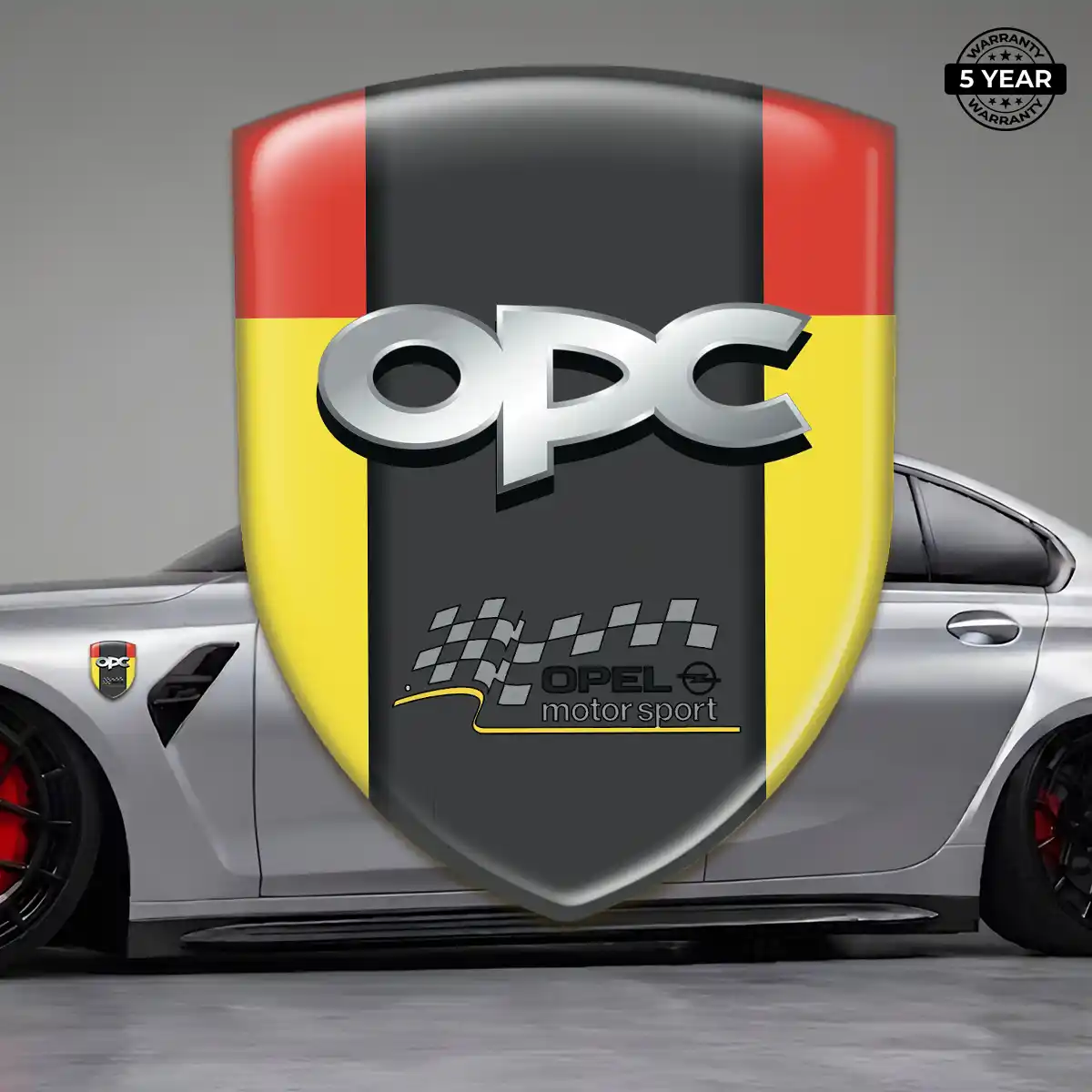 Opel Automotive Emblem Sticker Resin Luxe