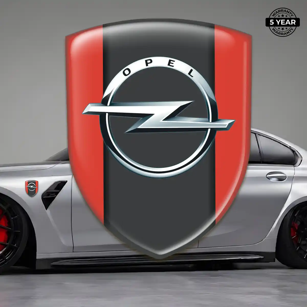 Opel Automotive Emblem Sticker Sleek Style