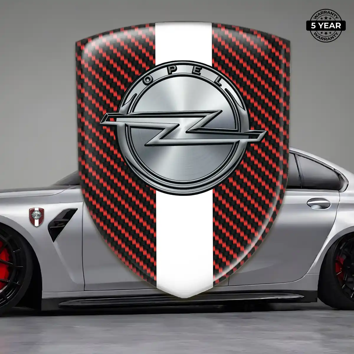 Opel Automotive Logo Sticker Premium Dome