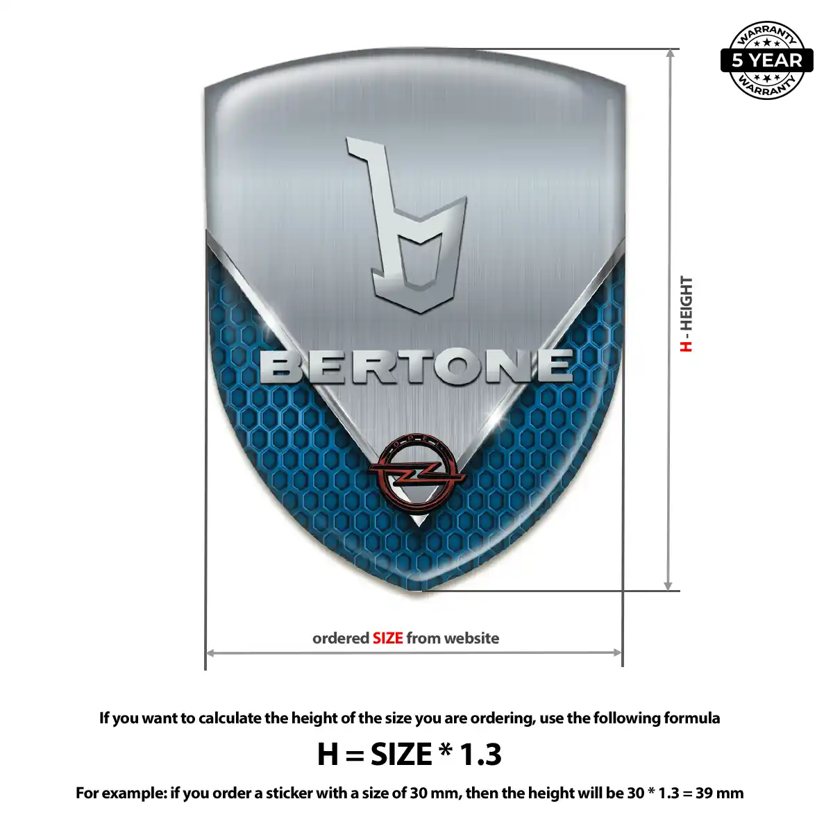 Opel Badge Prestige Line