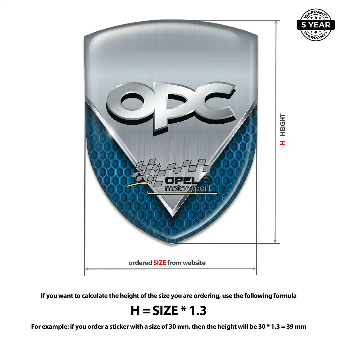 Opel Badge Sleek Style