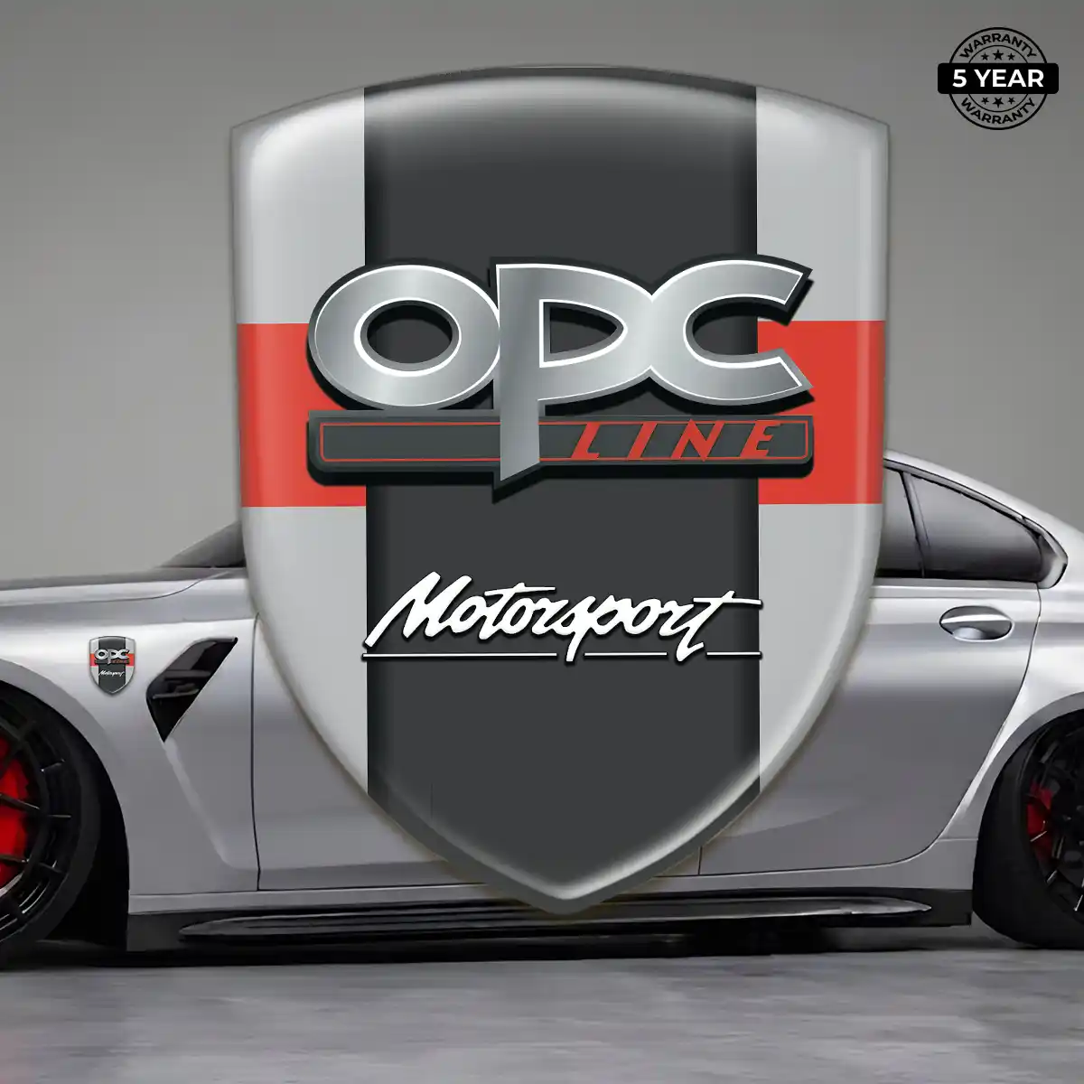 Opel Car Badge Sticker Opulent Line