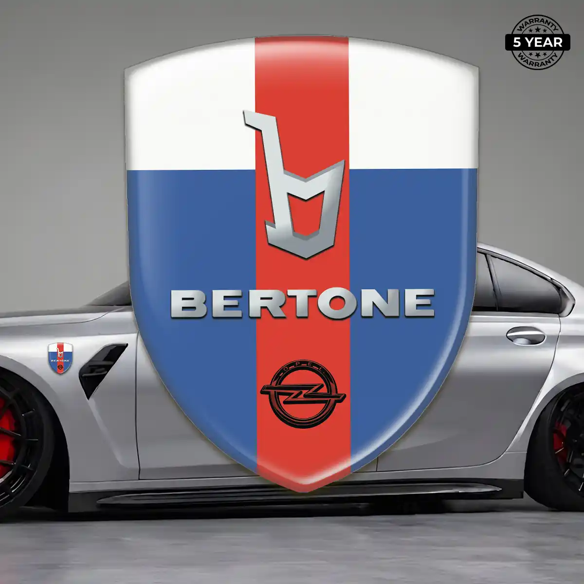 Opel Car Badge Sticker Prestige Line