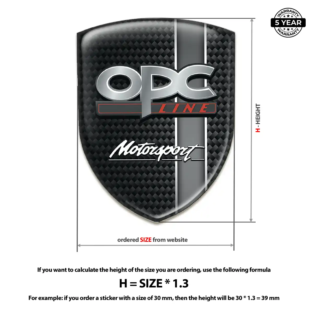 Opel Car Badge Sticker Prime Quality