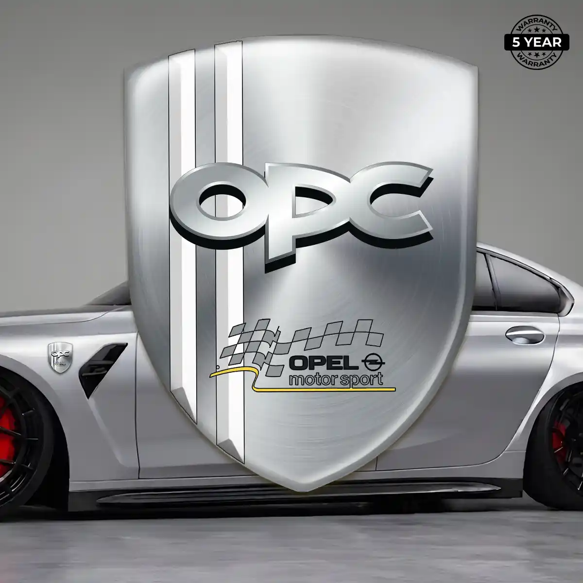 Opel Car Badge Sticker Refined Design